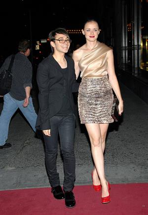 Alexis Bledel launch of the New Designers Floor at Saks Fifth Avenue in New York City 