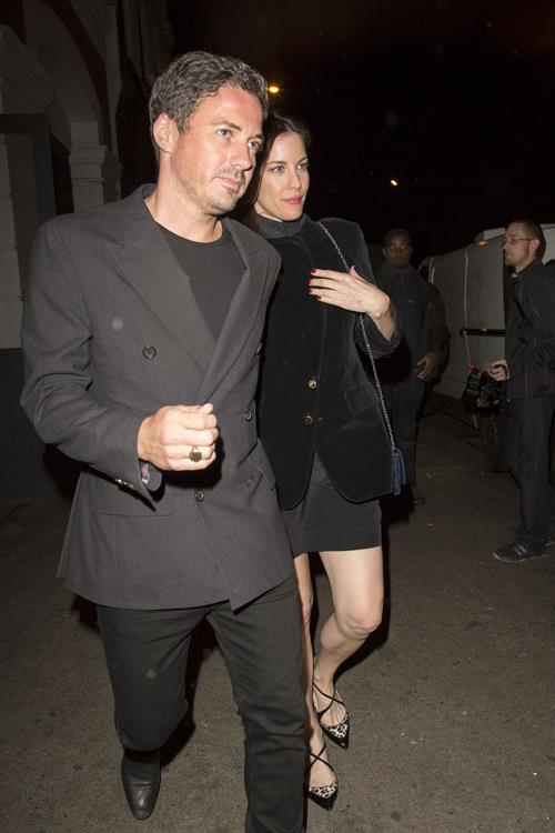 Liv Tyler arrives at Shoreditch House in London August 15, 2014