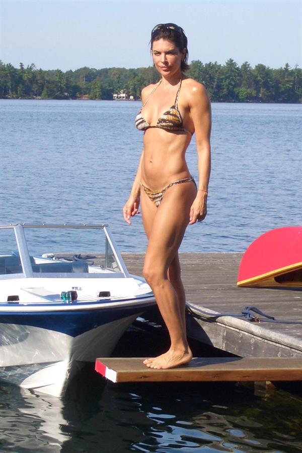 Lisa Rinna in a bikini