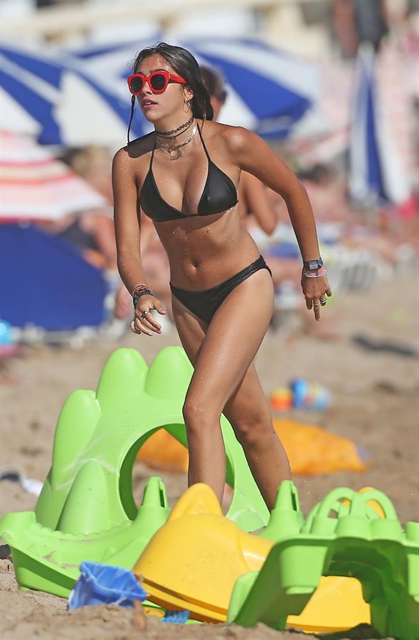Lourdes Leon in a bikini in Cannes August 13, 2014