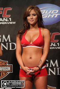 Brittney Palmer in a bikini