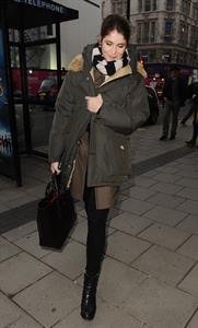 Gemma Arterton - Arrives at the ITV Studios in Waterloo, London (06.02.2013) 