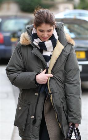 Gemma Arterton - Arrives at the ITV Studios in Waterloo, London (06.02.2013) 