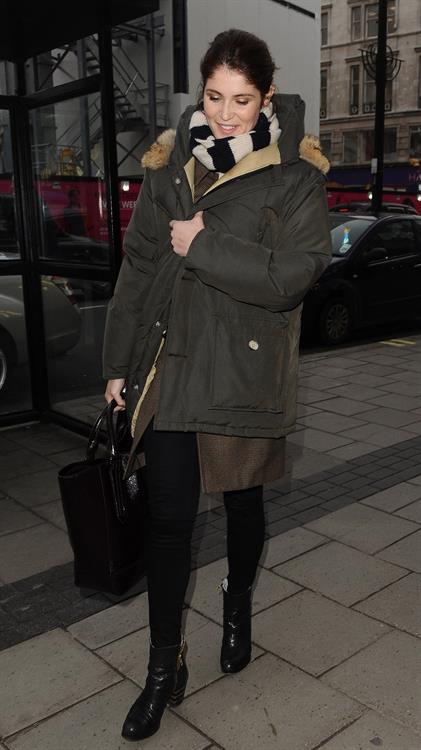 Gemma Arterton - Arrives at the ITV Studios in Waterloo, London (06.02.2013) 