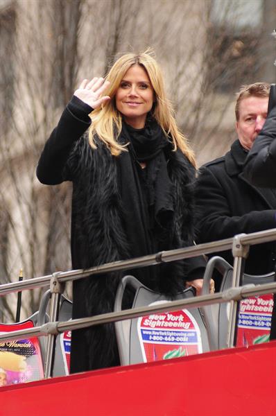 Heidi Klum at the filming of 'Germany's Net Top Model' in New York City 06.02.13