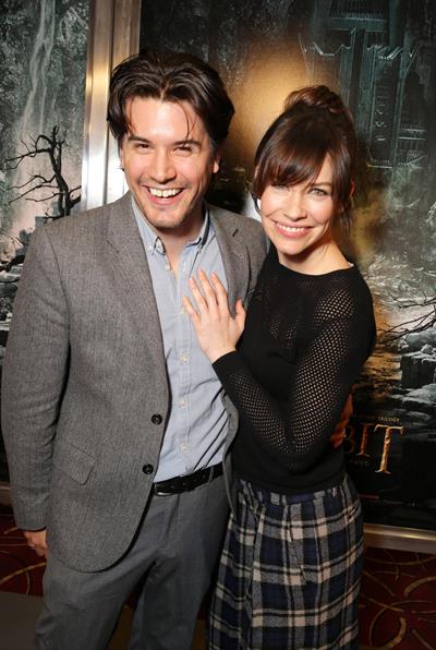 Evangeline Lilly 'The Hobbit: The Desolation of Smaug' Worlwide Fan Event in Los Angeles on Nov. 4, 2013 