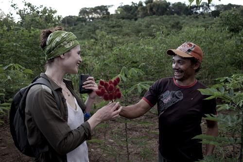 Gemma Arterton Visits Sky Rainforest Rescue, 01 Jul 2011 