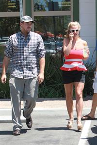 Britney Spears leaving Wild Flour Bakery Cafe on August 11, 2014