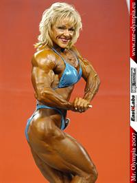 Lisa Aukland in a bikini