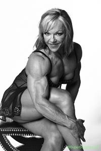 Lisa Aukland in lingerie