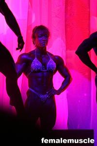 Lisa Aukland in a bikini