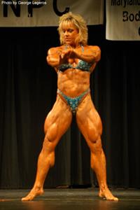 Lisa Aukland in a bikini