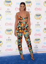 Jordin Sparks attending the 2014 Teen Choice Awards in Los Angeles on August 10, 2014