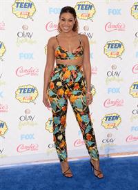 Jordin Sparks attending the 2014 Teen Choice Awards in Los Angeles on August 10, 2014