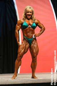 Lisa Aukland in a bikini