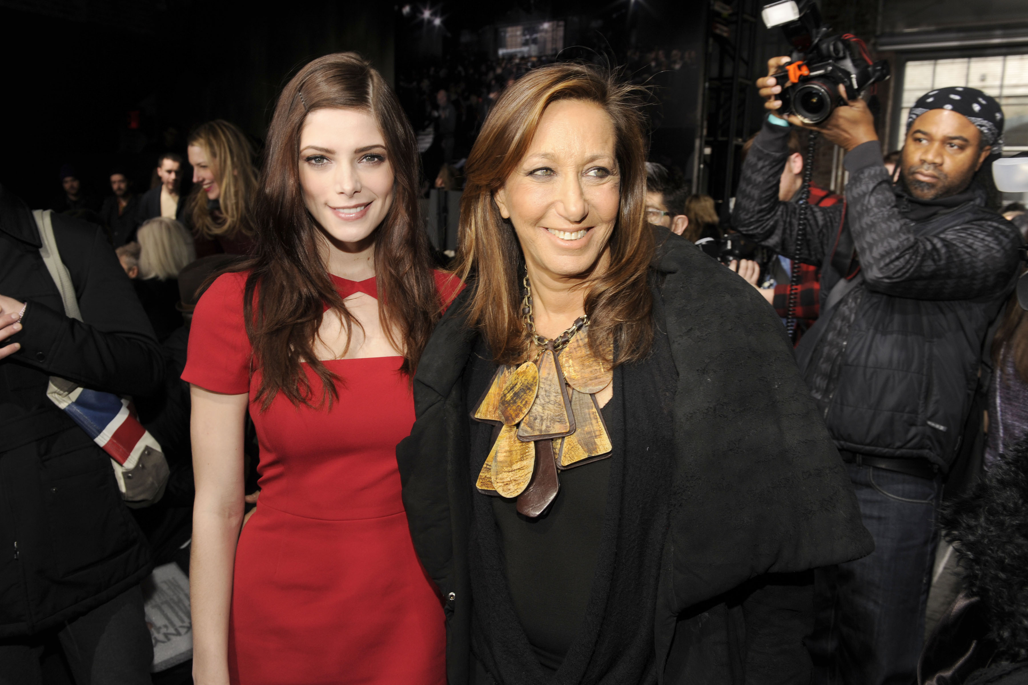 Ashley Greene attending the DKNY Fall 2012 Fashion Show in NYC Feb. 12, 2012