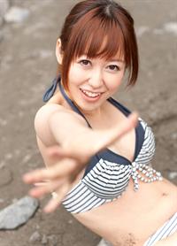 Yu Shinoda in a bikini