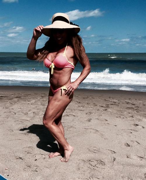 Sondra Faas in a bikini