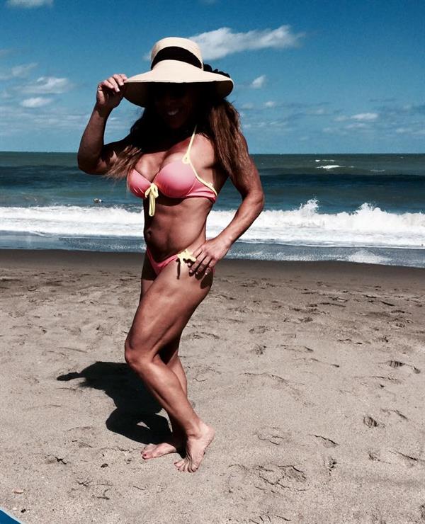Sondra Faas in a bikini