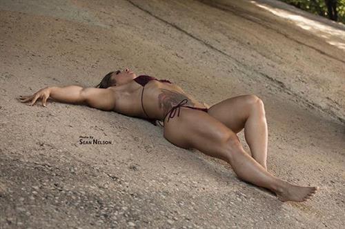 Jacquelyn Hickerson in a bikini