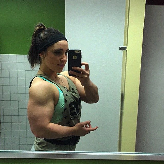 Chloe Sannito taking a selfie