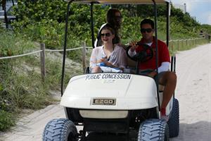 Chloe Grace Moretz candids in a Black Bikini in Miami Beach