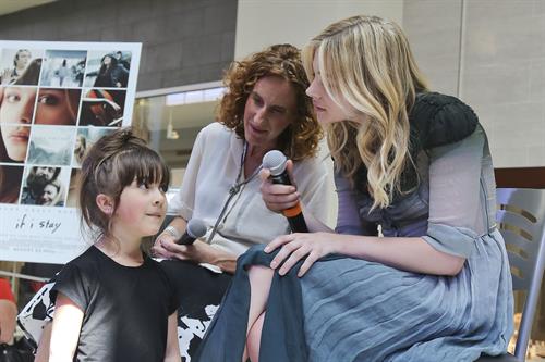 Chloe Grace Moretz attends a QA session Promoting  If I Stay in Seattle 