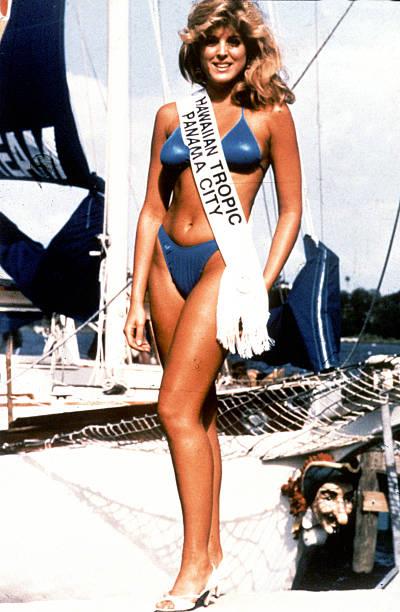 Marla Maples in a bikini