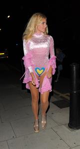 Pixie Lott leaving Freedom Bar in London, England on July 30, 2014