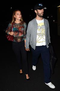 Natalie Portman at Jay Z and Beyonce concert at Rose Bowl August 2, 2014