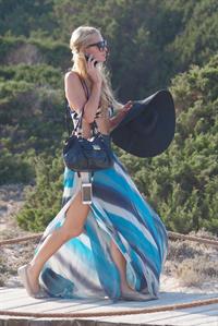 Paris Hilton On Holiday In Formentera