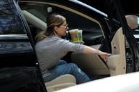 Sarah Michelle Gellar getting her morning starbucks in Los Angeles on July 28, 2014
