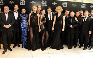 Charlize Theron and Kristen Stewart at the  Snow White And The Huntsman  World Premiere, May 14, 2012