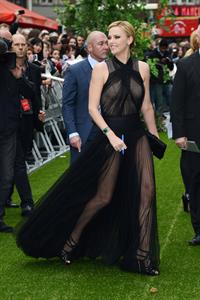 Charlize Theron and Kristen Stewart at the  Snow White And The Huntsman  World Premiere, May 14, 2012