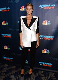 Heidi Klum attending America's Got Talent Season 8 at Radio City Music Hall in New York on August 7, 2013
