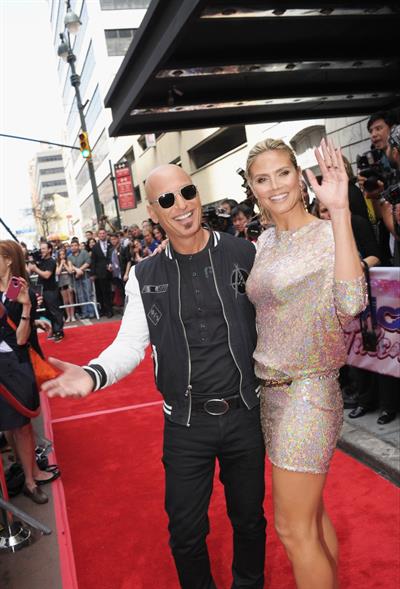 Heidi Klum at America's Got Talent Season 8 Meets The Judges Red Carpet Event in New York on April 9, 2013
