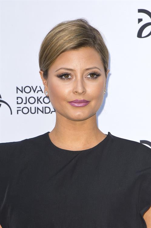 Holly Valance attending the Novak Djokovic Foundation Gala Dinner in London, July 8, 2013 