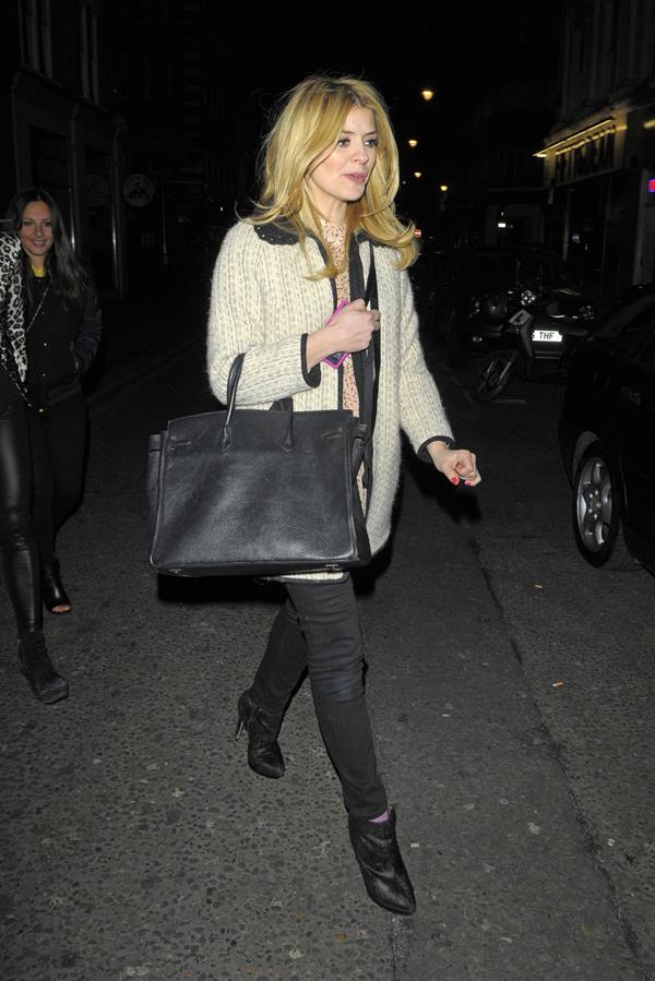 Holly Willoughby Groucho Club London - March 15, 2013 