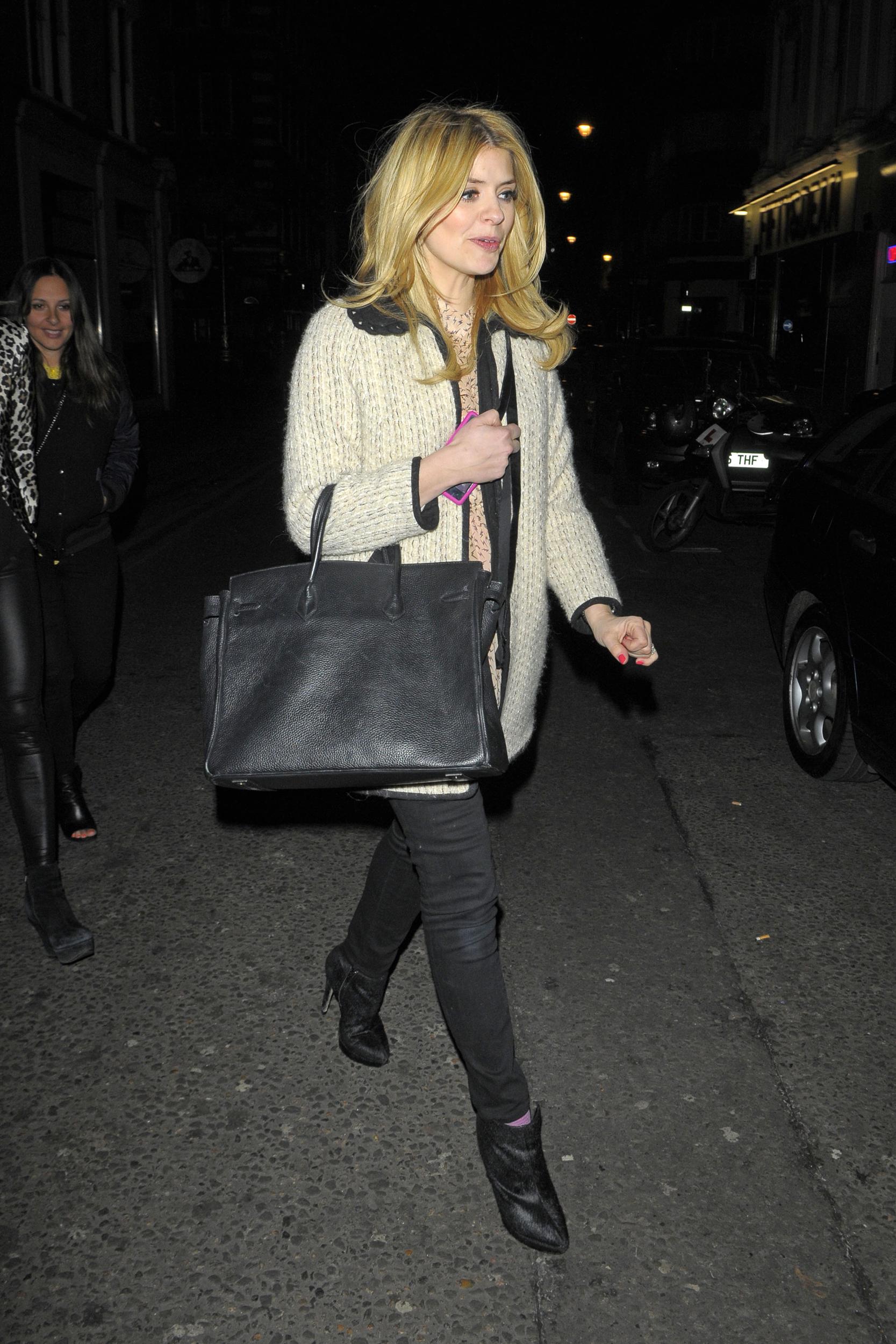 Holly Willoughby Pictures Holly Willoughby Groucho Club London - March 15, 2013