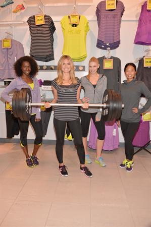 Heidi Klum Launch her new Collection 'Heidi Klum for New Balance' at Lady Foot Locker in Culver City 14.03.13 
