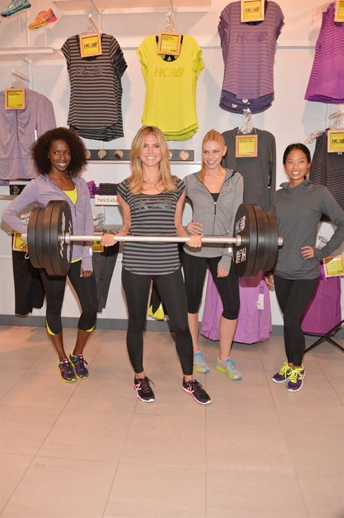 Heidi Klum Launch her new Collection 'Heidi Klum for New Balance' at Lady Foot Locker in Culver City 14.03.13 