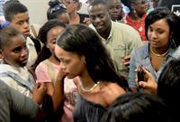 Rihanna Promotes her new perfume 'Rogue' in Barbados 31.10.13 