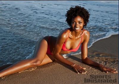 Adaora Akubilo in a bikini