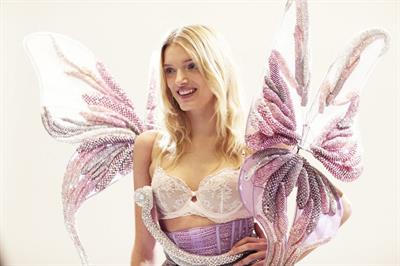 Lily Donaldson in lingerie