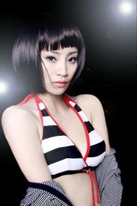 Shao Lu Ya in a bikini