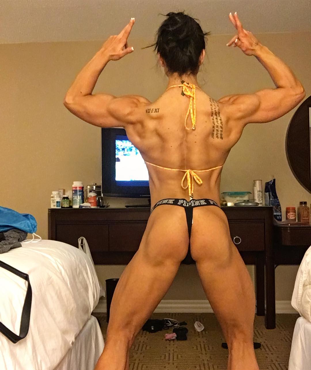 Chloe Sannito in a bikini - ass