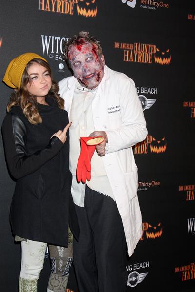 Sarah Hyland 5th Annual LA Haunted Hayride VIP Premiere Night in Los Angeles, October 10, 2013 