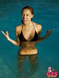 Anonymous in a bikini