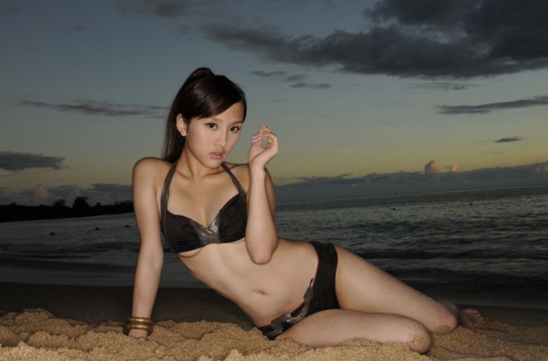 Dada Chan in a bikini