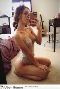 Anonymous taking a selfie